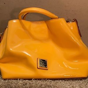 bright orange dooney and bourke cross body purse